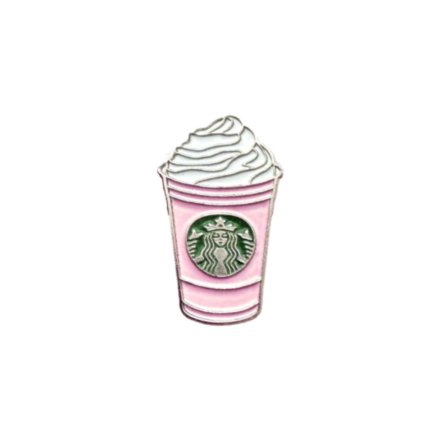 Pink Starbucks Metal Sticker