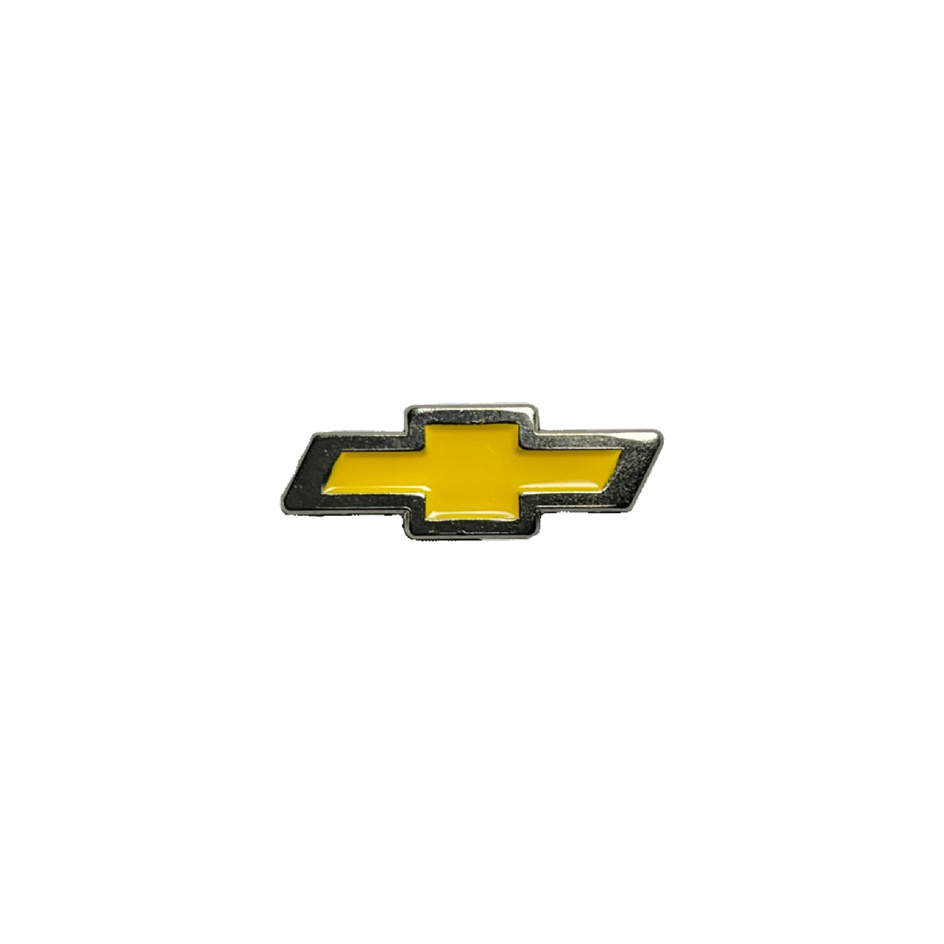 Chevrolet logo metal sticker in gold and silver