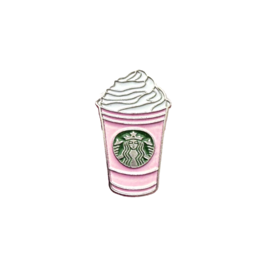 Pink Starbucks Metal Sticker