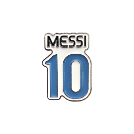 Messi 10 Metal Sticker